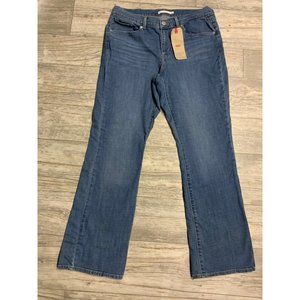 NWT LEVI STRAUSS Bootcut Jeans Size 12 Short
